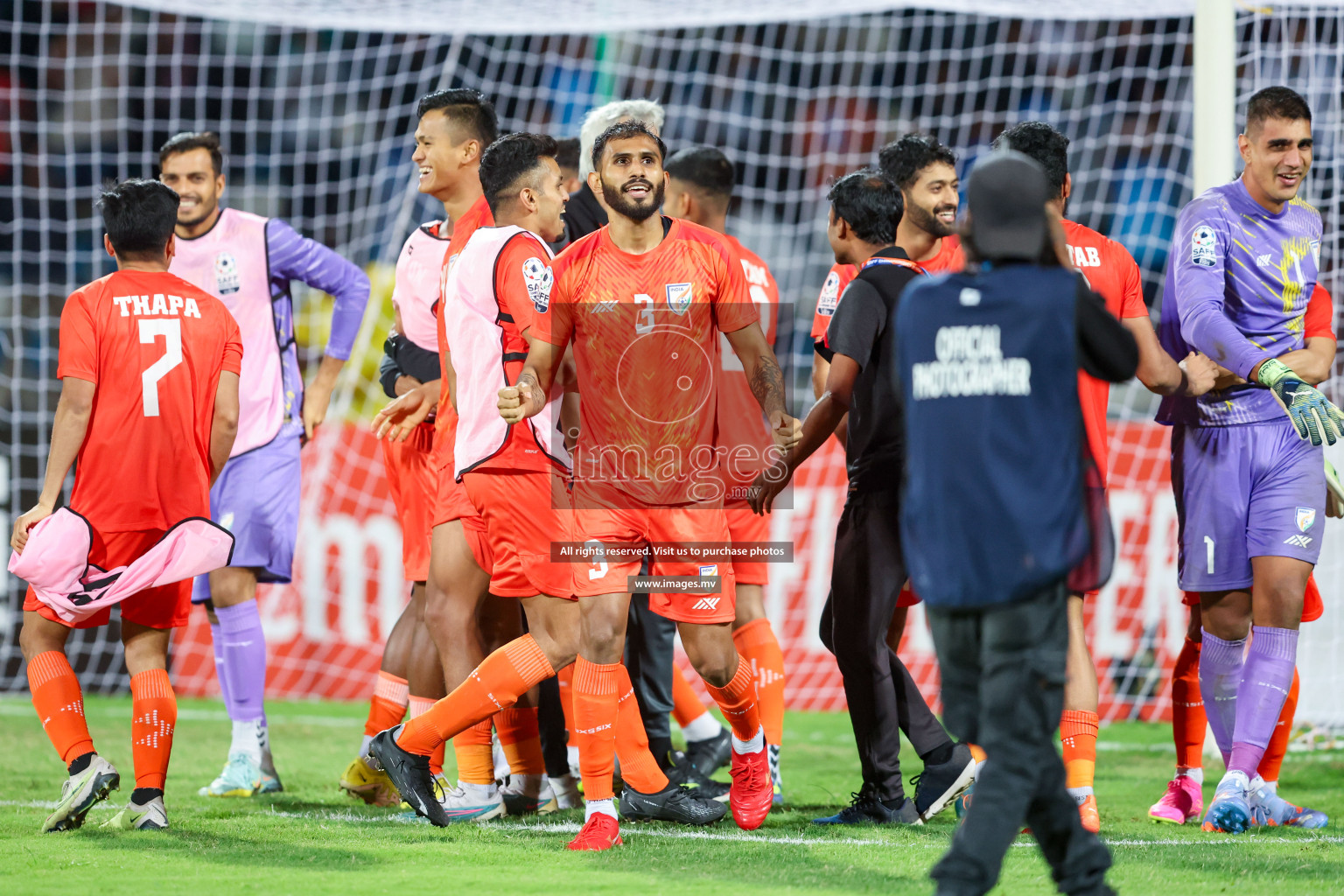 Kuwait vs India in the Final of SAFF Championship 2023 held in Sree Kanteerava Stadium, Bengaluru, India, on Tuesday, 4th July 2023. Photos: Nausham Waheed / images.mv