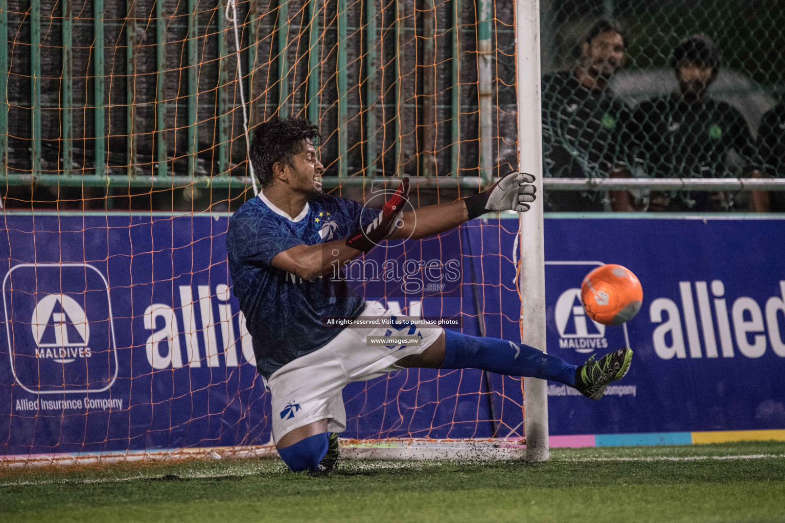 Prison Club vs MACL in the Quarter Finals of Club Maldives 2021 held at Hulhumale;, on 12th December 2021 Photos: Nausham / images.mv