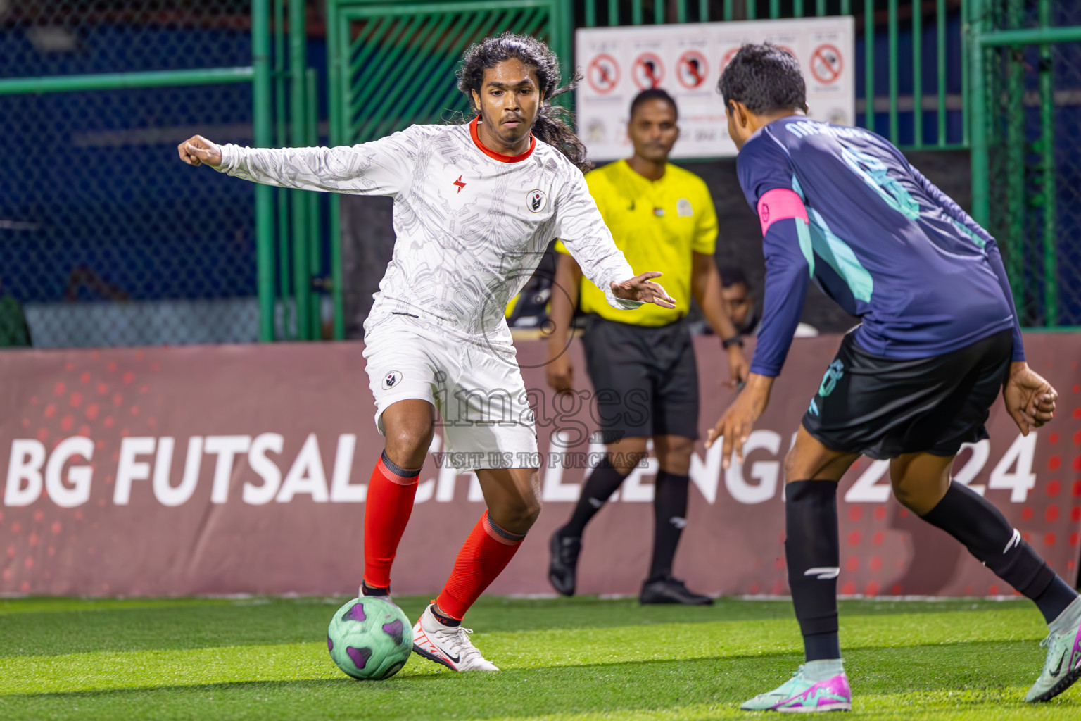 Nova SC vs Anakee SC in Day 9 of BG Futsal Challenge 2024 was held on Wednesday, 20th March 2024, in Male', Maldives
Photos: Ismail Thoriq / images.mv