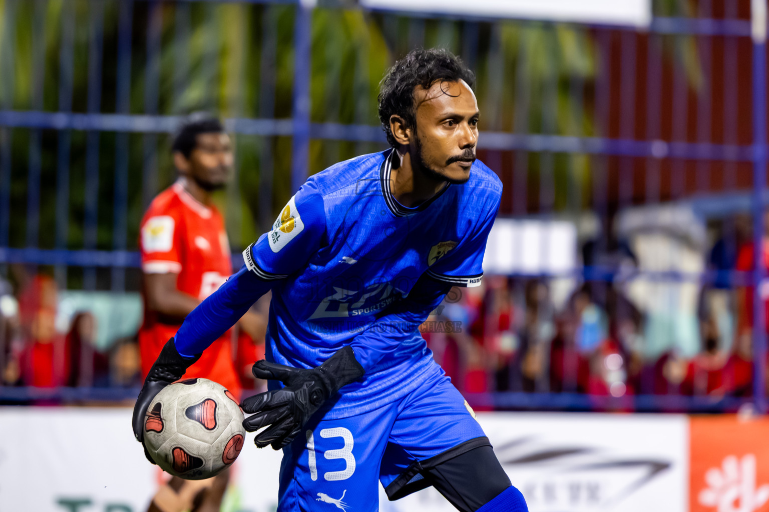 Kudarikilu vs Dharavandhoo in Day 4 of Better in Baa Futsal Fiesta 2025 Men's division held in B. Eydhafushi, Maldives on Saturday, 8th November 2025. Photos: Nausham Waheed / images.mv