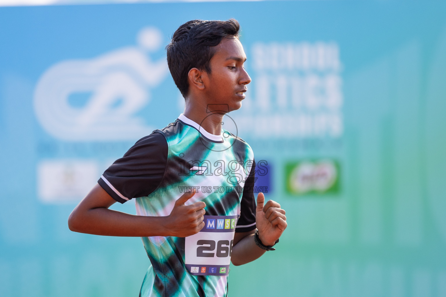 Day 6 of MWSC Interschool Athletics Championships 2024 held in Hulhumale Running Track, Hulhumale, Maldives on Thursday, 14th November 2024. Photos by: Ismail Thoriq / Images.mv