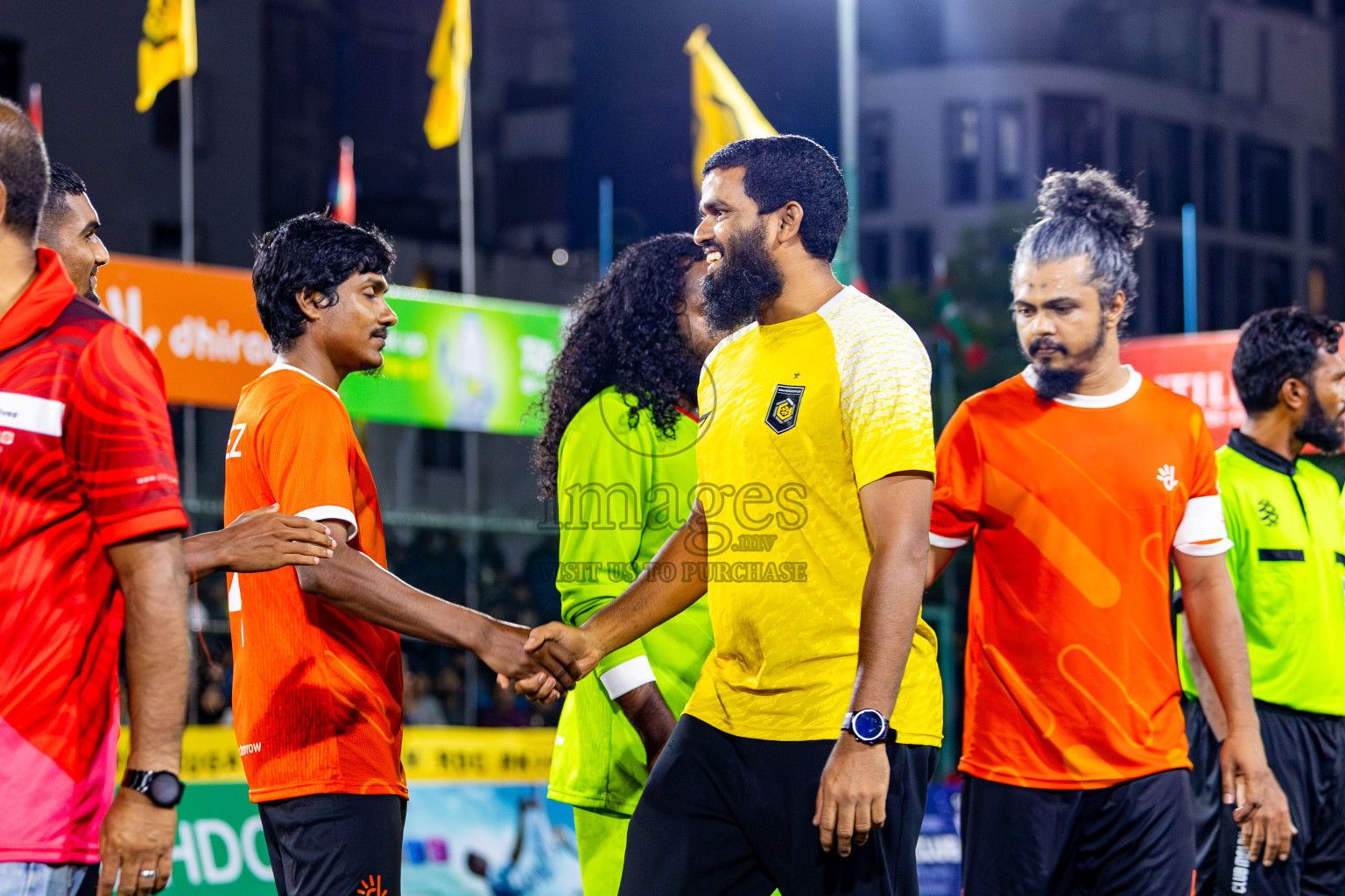 Dhiraagu vs RRC in Quarter Finals of Club Maldives Cup 2024 held in Rehendi Futsal Ground, Hulhumale', Maldives on Friday, 11th October 2024. Photos: Nausham Waheed / images.mv