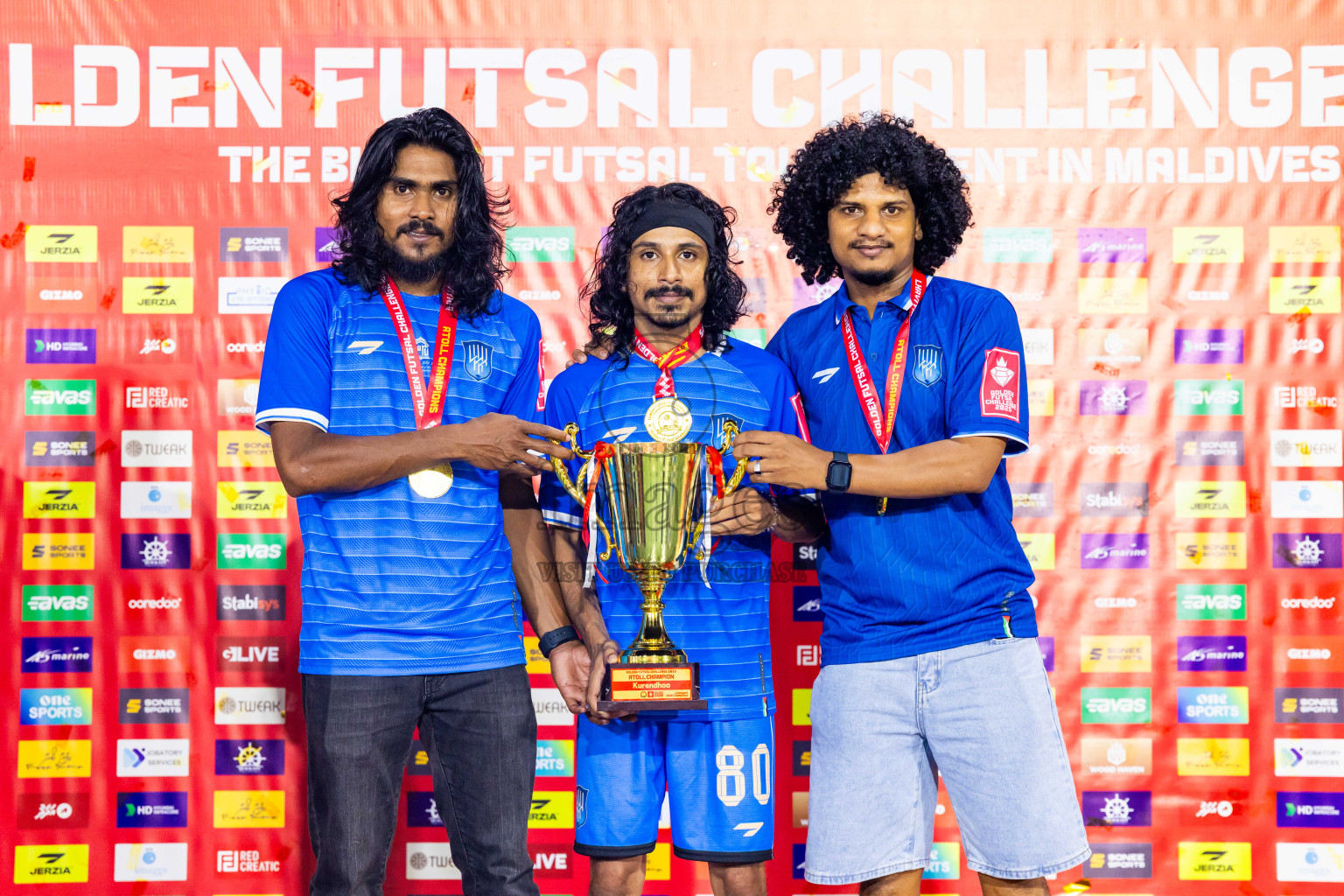 Lh Naifaru vs Lh Kurendhoo in Lhaviyani Atoll Finals Day 26 of Golden Futsal Challenge 2025 was held on Thursday , 30th January 2025, in Hulhumale', Maldives. Photos: Nausham Waheed / images.mv