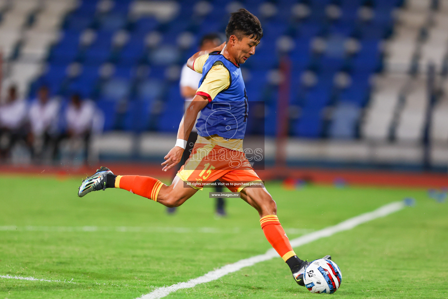 Bhutan vs Lebanon in SAFF Championship 2023 held in Sree Kanteerava Stadium, Bengaluru, India, on Sunday, 25th June 2023. Photos: Nausham Waheed, Hassan Simah / images.mv