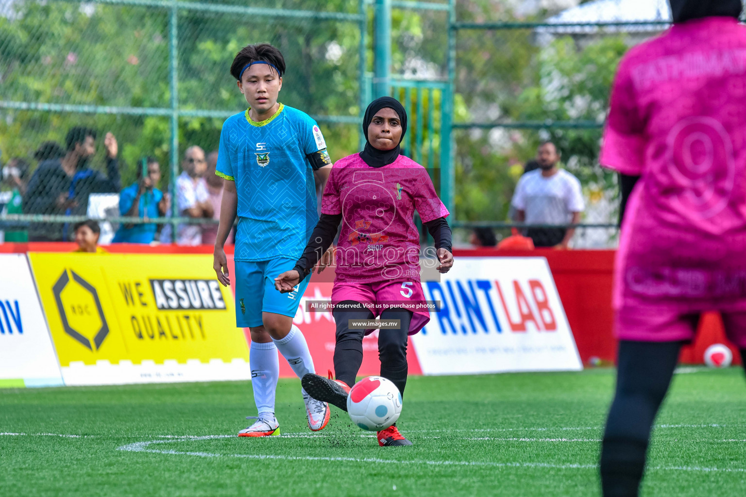 WAMCO vs Club MYS in Eighteen Thirty Women's Futsal Fiesta 2022 was held in Hulhumale', Maldives on Wednesday, 12th October 2022. Photos: Nausham Waheed / images.mv