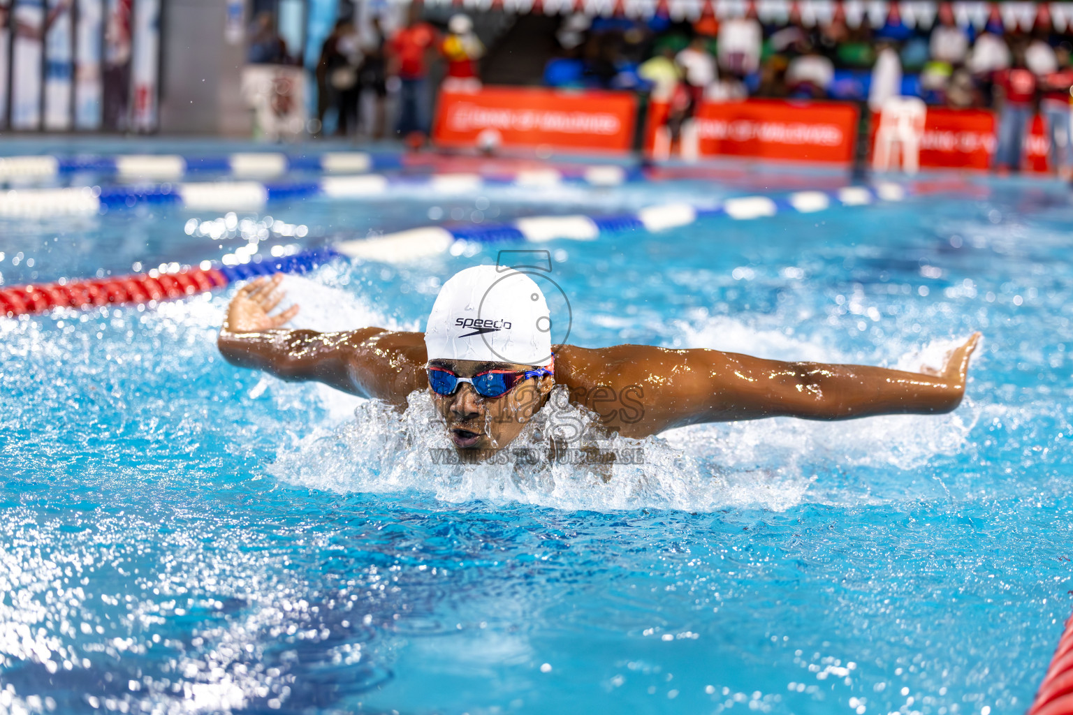 Day 2 of 20th BML Inter-school Swimming Competition 2024 held in Hulhumale', Maldives on Sunday, 13th October 2024. Photos: Ismail Thoriq / images.mv