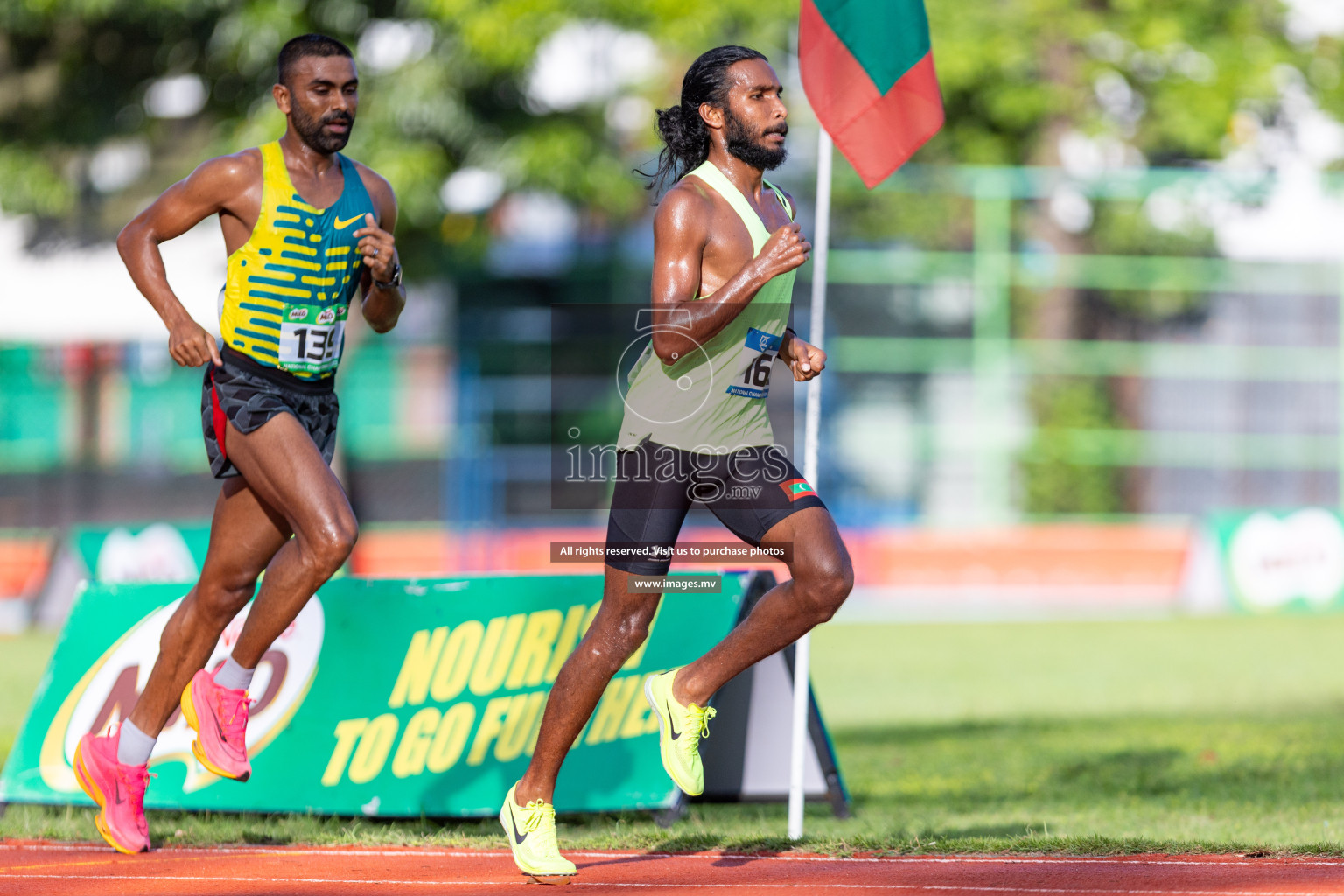 Day 2 of National Athletics Championship 2023 was held in Ekuveni Track at Male', Maldives on Saturday, 25th November 2023. Photos: Nausham Waheed / images.mv