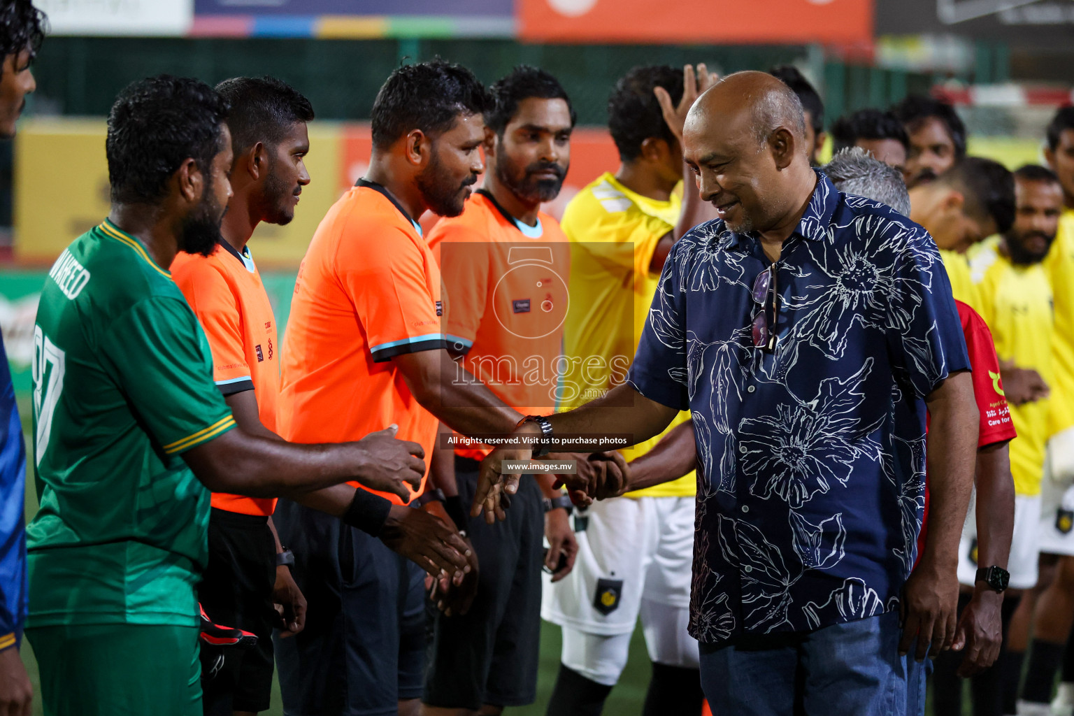 RRC vs Customs RC in Club Maldives Cup 2023 held in Hulhumale, Maldives, on Tuesday, 18th July 2023 Photos: Hassan Simah / images.mv