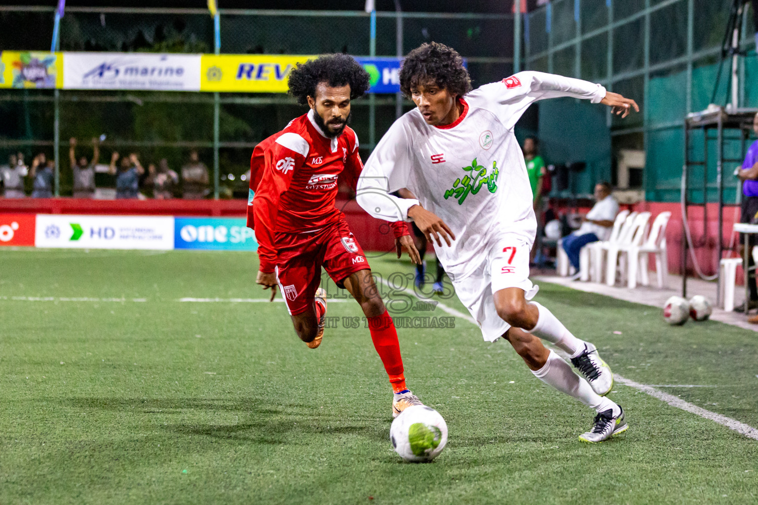 Th. Vilufushi  VS  Th. Gaadhiffushi in Day 20 of Golden Futsal Challenge 2024 was held on Saturday , 3rd February 2024 in Hulhumale', Maldives Photos: Nausham Waheed / images.mv