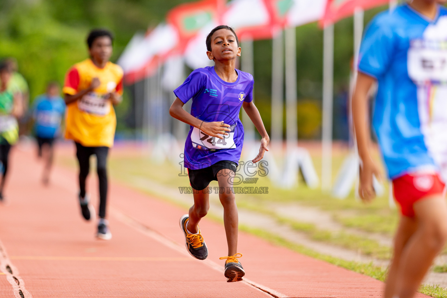 Day 3 of MWSC Interschool Athletics Championships 2024 held in Hulhumale Running Track, Hulhumale, Maldives on Monday, 11th November 2024. 
Photos by: Hassan Simah / Images.mv