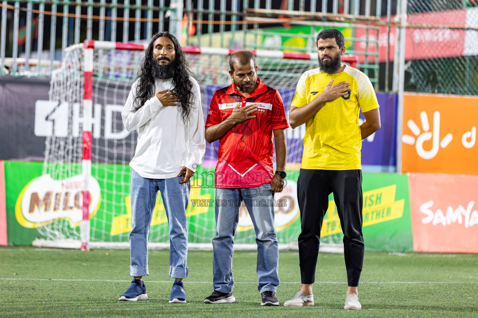 Dhiraagu vs RRC in Quarter Finals of Club Maldives Cup 2024 held in Rehendi Futsal Ground, Hulhumale', Maldives on Friday, 11th October 2024. 
Photos: Ismail Thoriq / images.mv