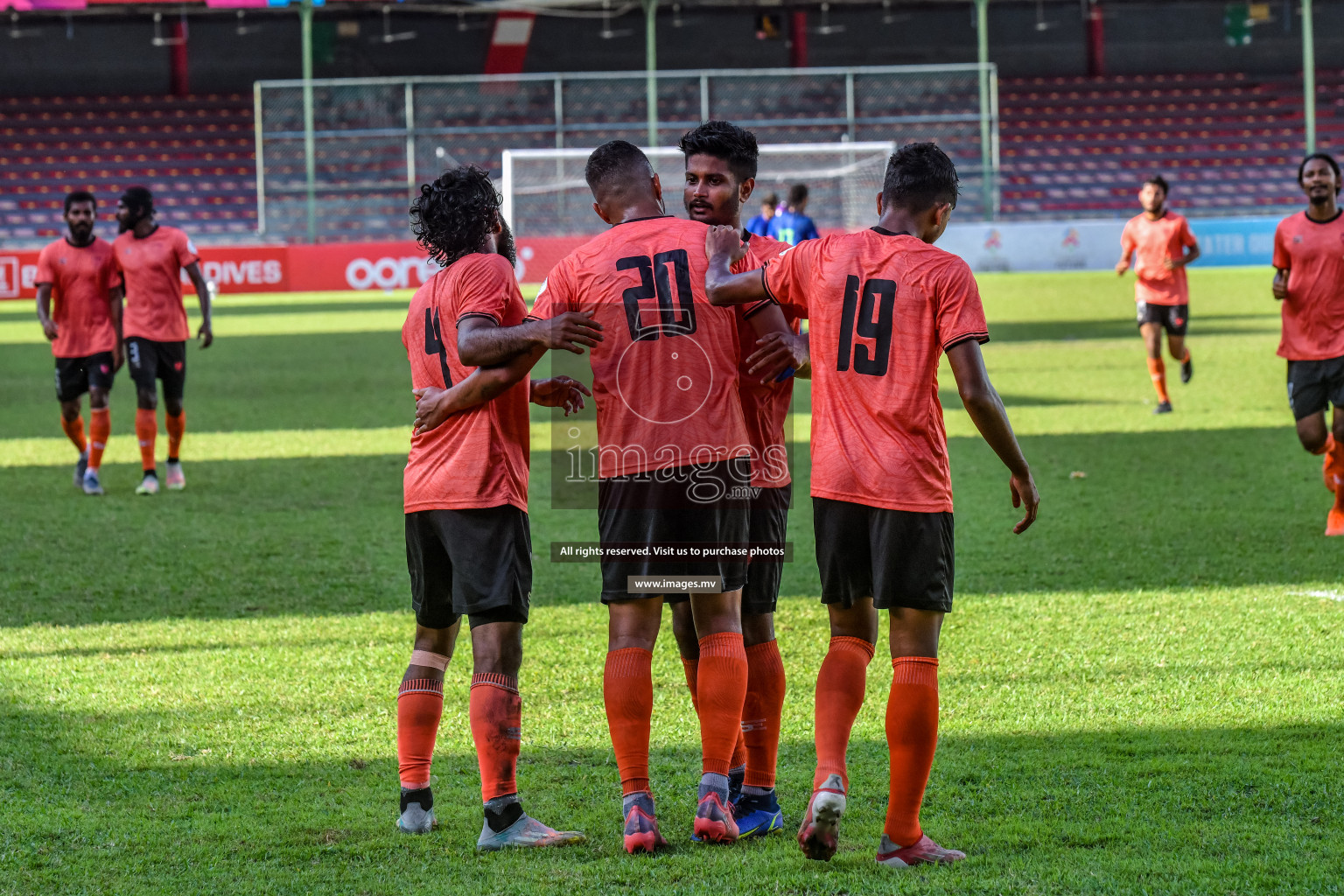 Club Eagles vs Super United sports in the FA Cup 2022 on 15th Aug 2022, held in National Football Stadium, Male', Maldives Photos: Nausham Waheed / Images.mv