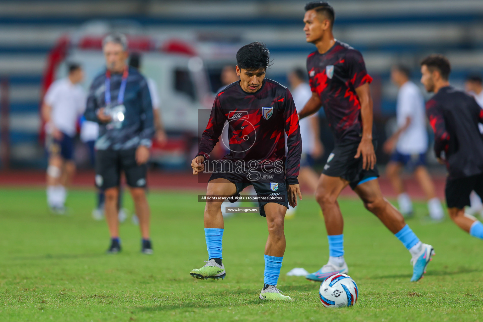 India vs Kuwait in SAFF Championship 2023 held in Sree Kanteerava Stadium, Bengaluru, India, on Tuesday, 27th June 2023. Photos: Nausham Waheed/ images.mv