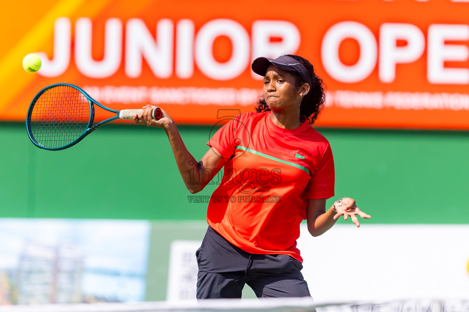 Day 2 of ATF Maldives Junior Open Tennis was held in Male' Tennis Court, Male', Maldives on Tuesday, 10th December 2024. Photos: Nausham Waheed / images.mv