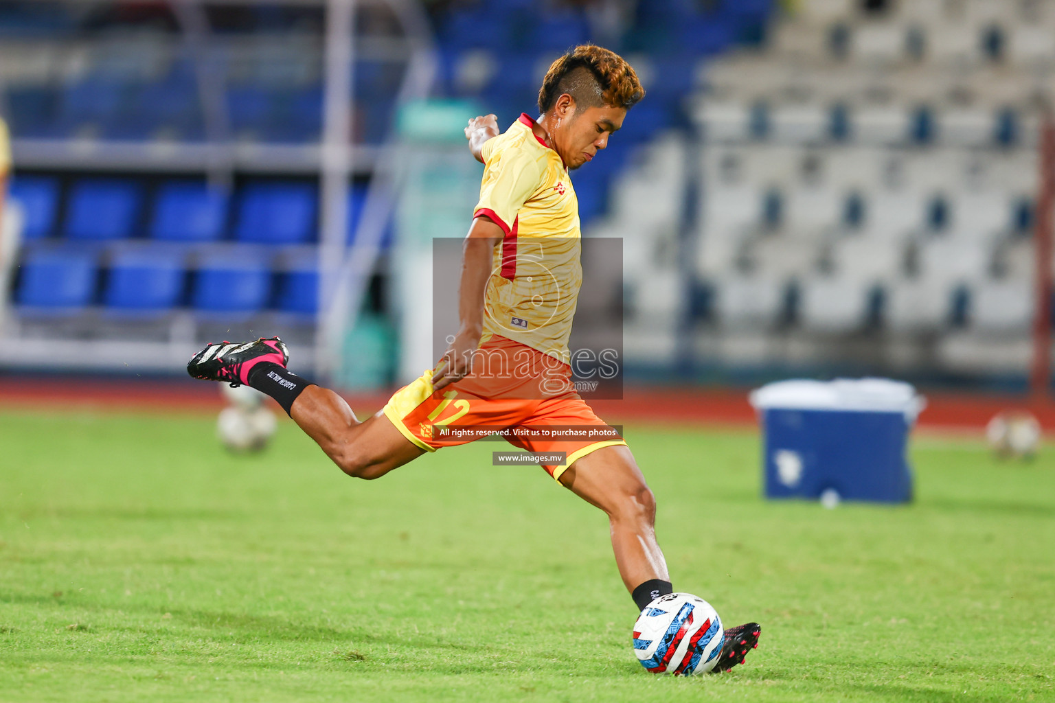 Bhutan vs Lebanon in SAFF Championship 2023 held in Sree Kanteerava Stadium, Bengaluru, India, on Sunday, 25th June 2023. Photos: Nausham Waheed, Hassan Simah / images.mv