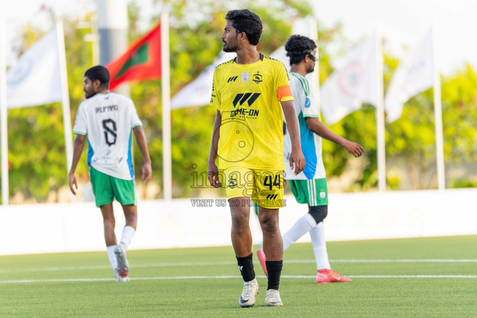 Semi Finals Match 02 Huss Songun FT VS Velaa Sports Club in Day 8 of Eydhafushi Cup 2025 held in Eydhafushi Football Stadium at B. Eydhafushi, Maldives on Saturday, 13th September 2025. Photos: Arif Rasheed / images.mv