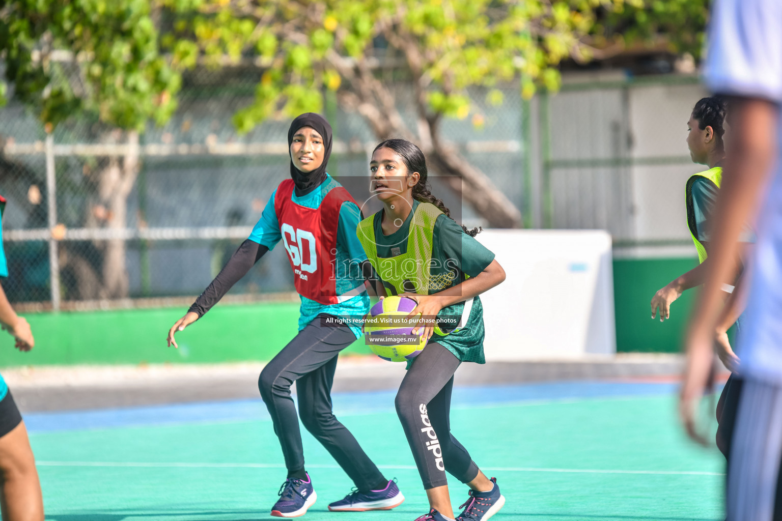 Day 11 of Junior Netball Championship 2022 held in Male', Maldives. Photos by Nausham Waheed