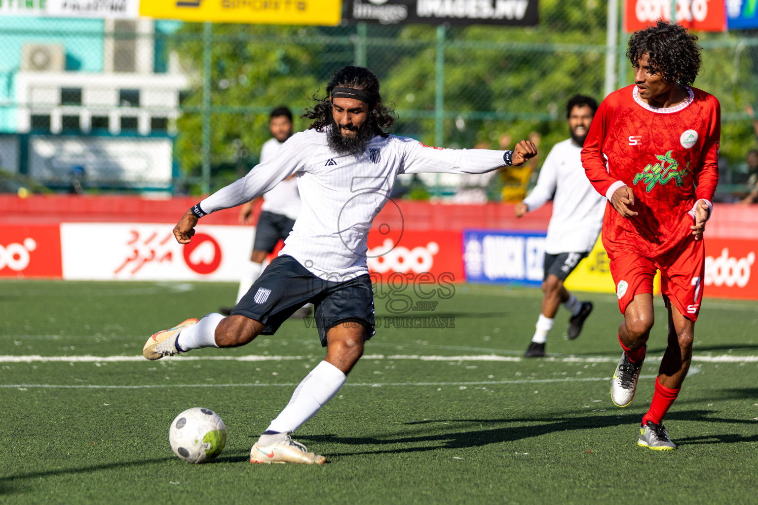 Th. Buruni vs Th. Gaadhiffushi in Day 6 of Golden Futsal Challenge 2024 was held on Saturday, 20th January 2024, in Hulhumale', Maldives 
Photos: Hassan Simah / images.mv