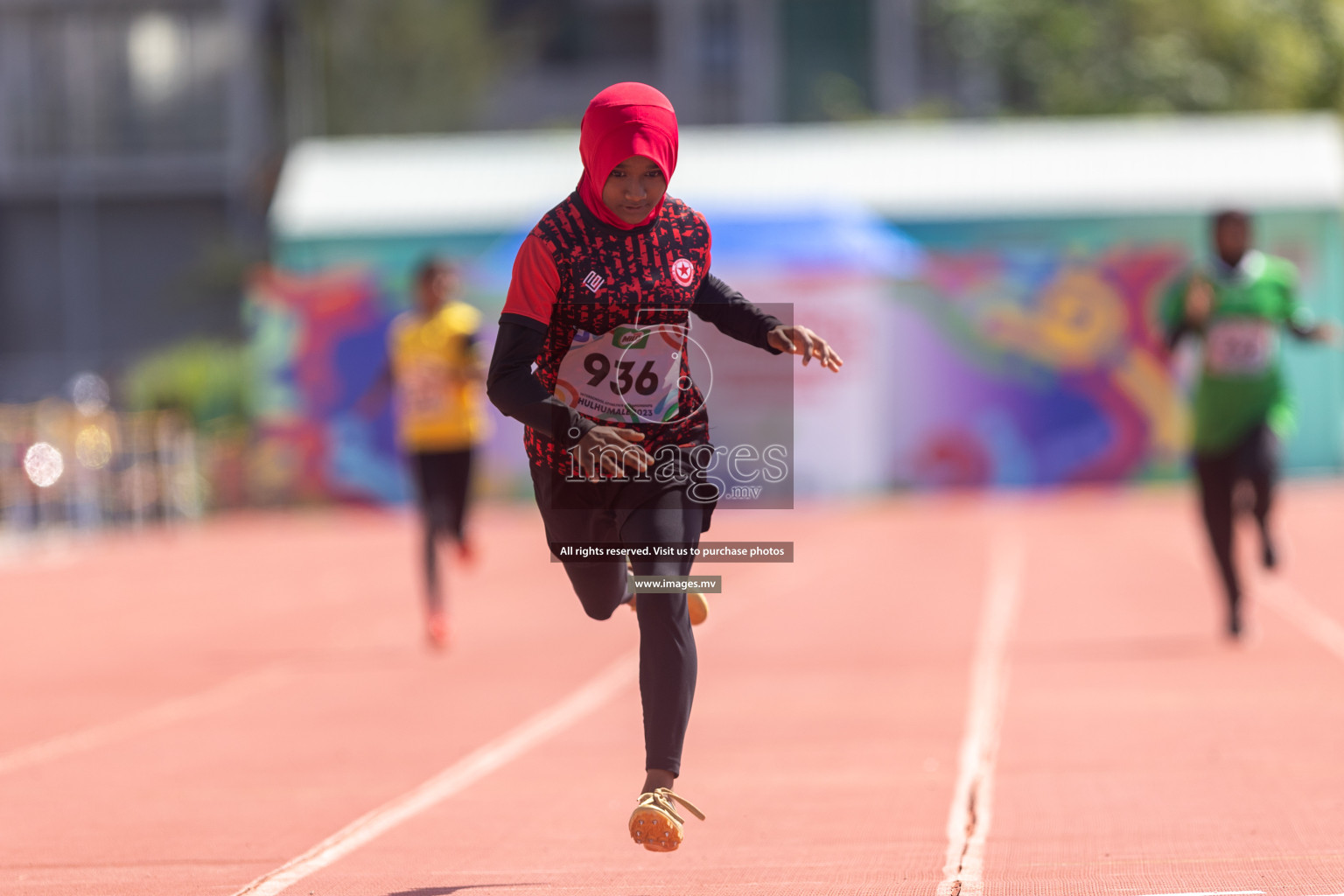 Day three of Inter School Athletics Championship 2023 was held at Hulhumale' Running Track at Hulhumale', Maldives on Tuesday, 16th May 2023. Photos: Shuu / Images.mv