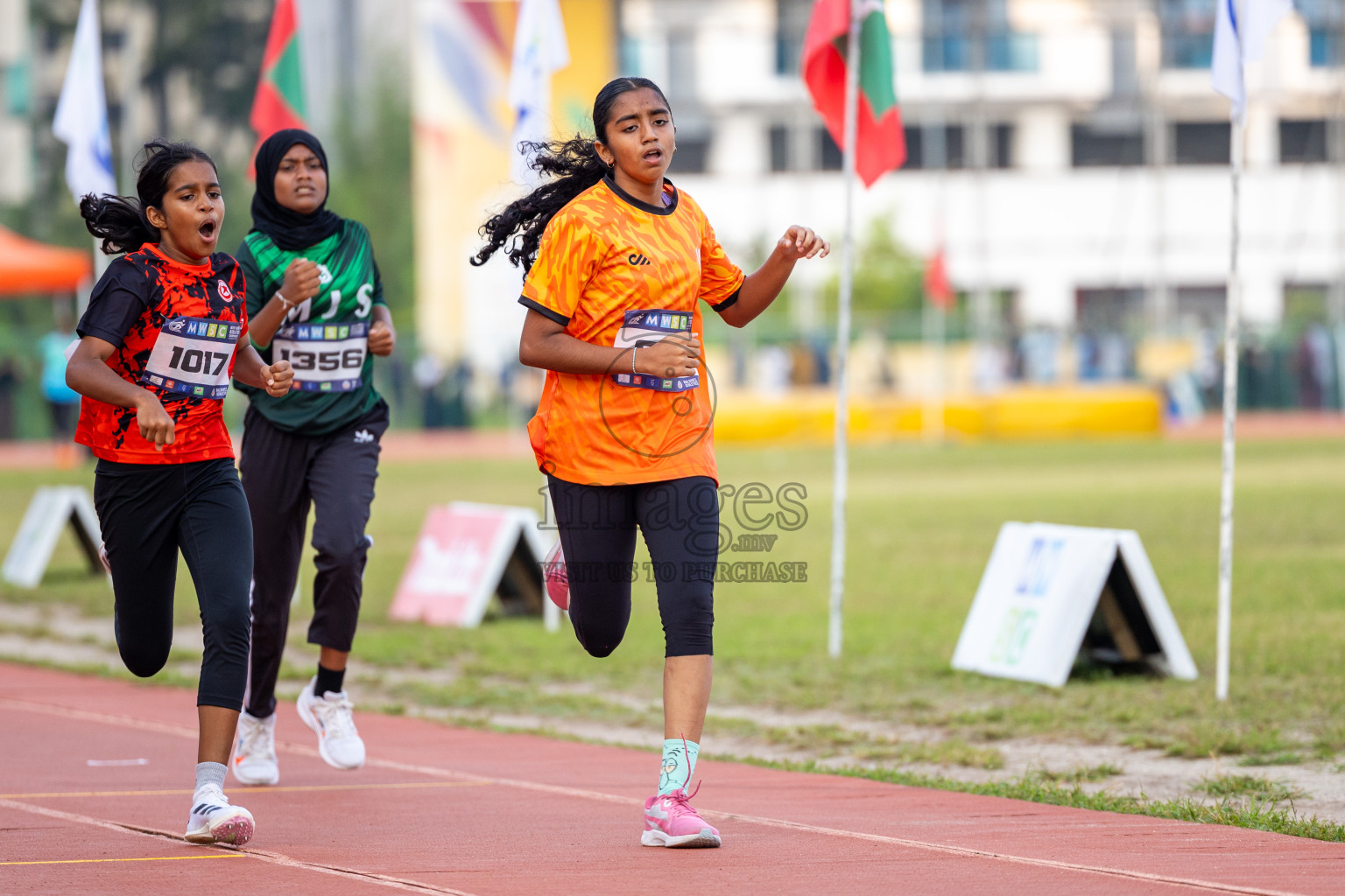 Day 5 of MWSC Interschool Athletics Championships 2024 held in Hulhumale Running Track, Hulhumale, Maldives on Wednesday, 13th November 2024. Photos by: Ismail Thoriq / Images.mv