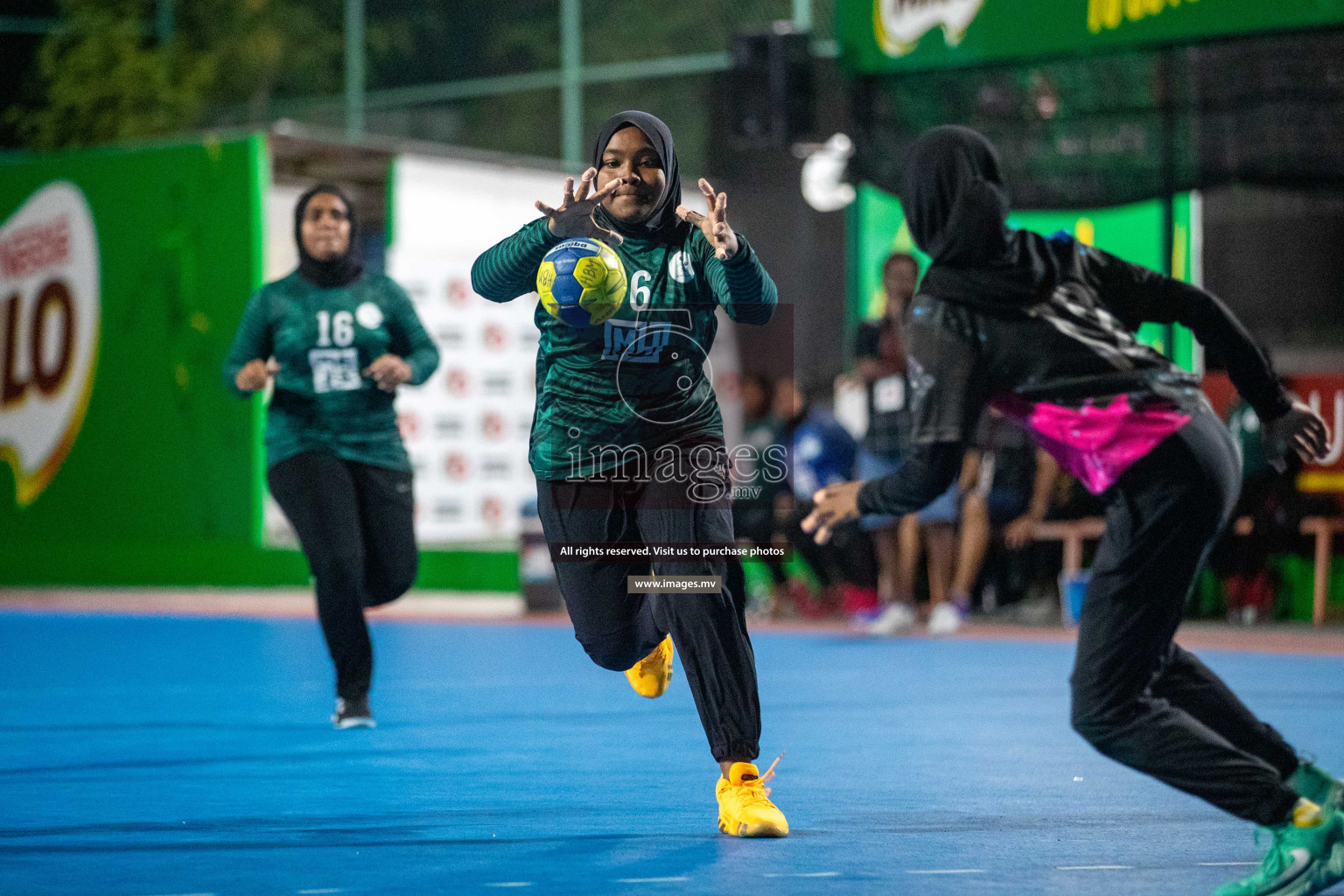 Day 7 of 6th MILO Handball Maldives Championship 2023, held in Handball ground, Male', Maldives on Friday, 26th May 2023 Photos: Nausham Waheed/ Images.mv