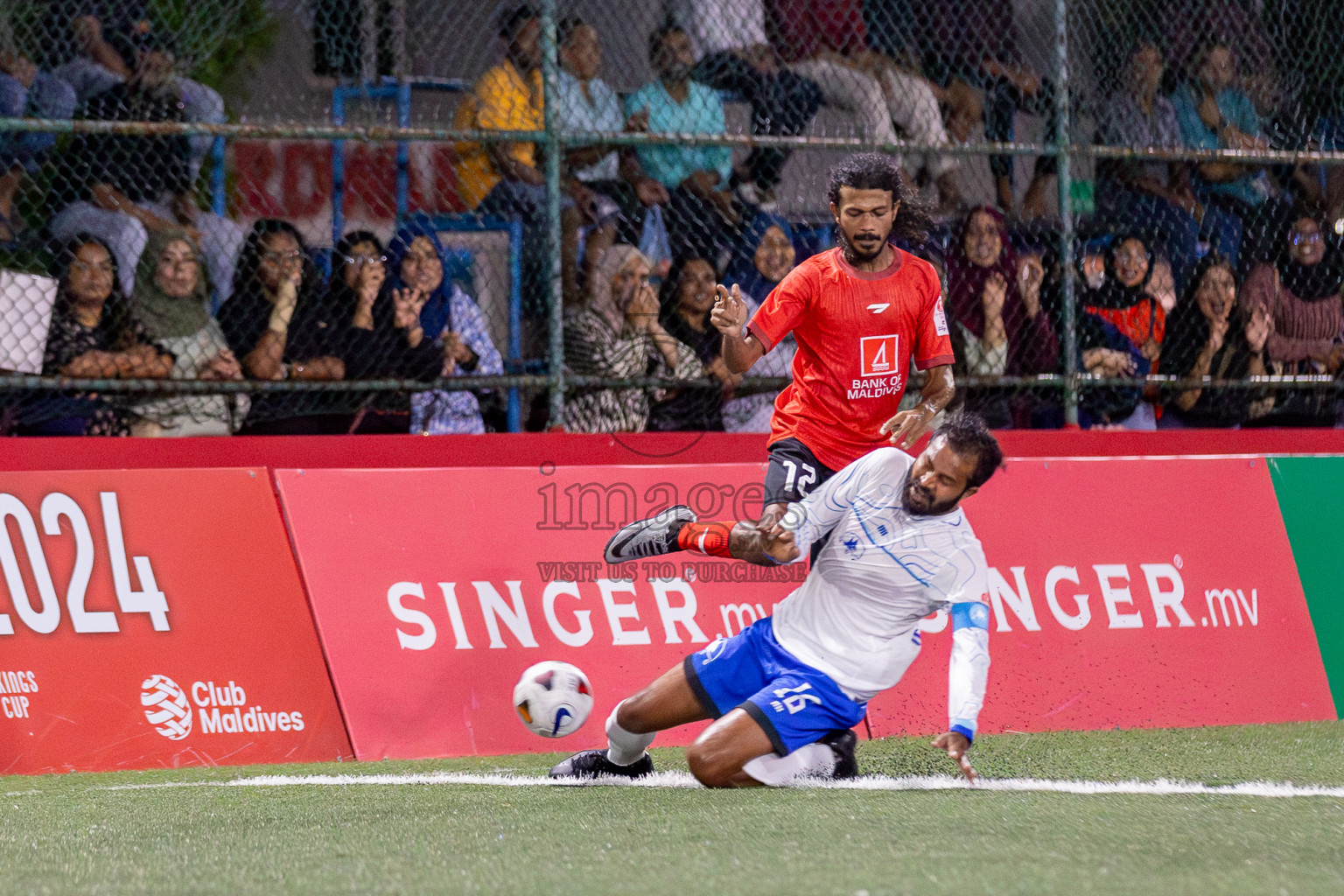 United BML vs Team MTCC in Club Maldives Cup 2024 held in Rehendi Futsal Ground, Hulhumale', Maldives on Saturday, 28th September 2024. 
Photos: Hassan Simah / images.mv