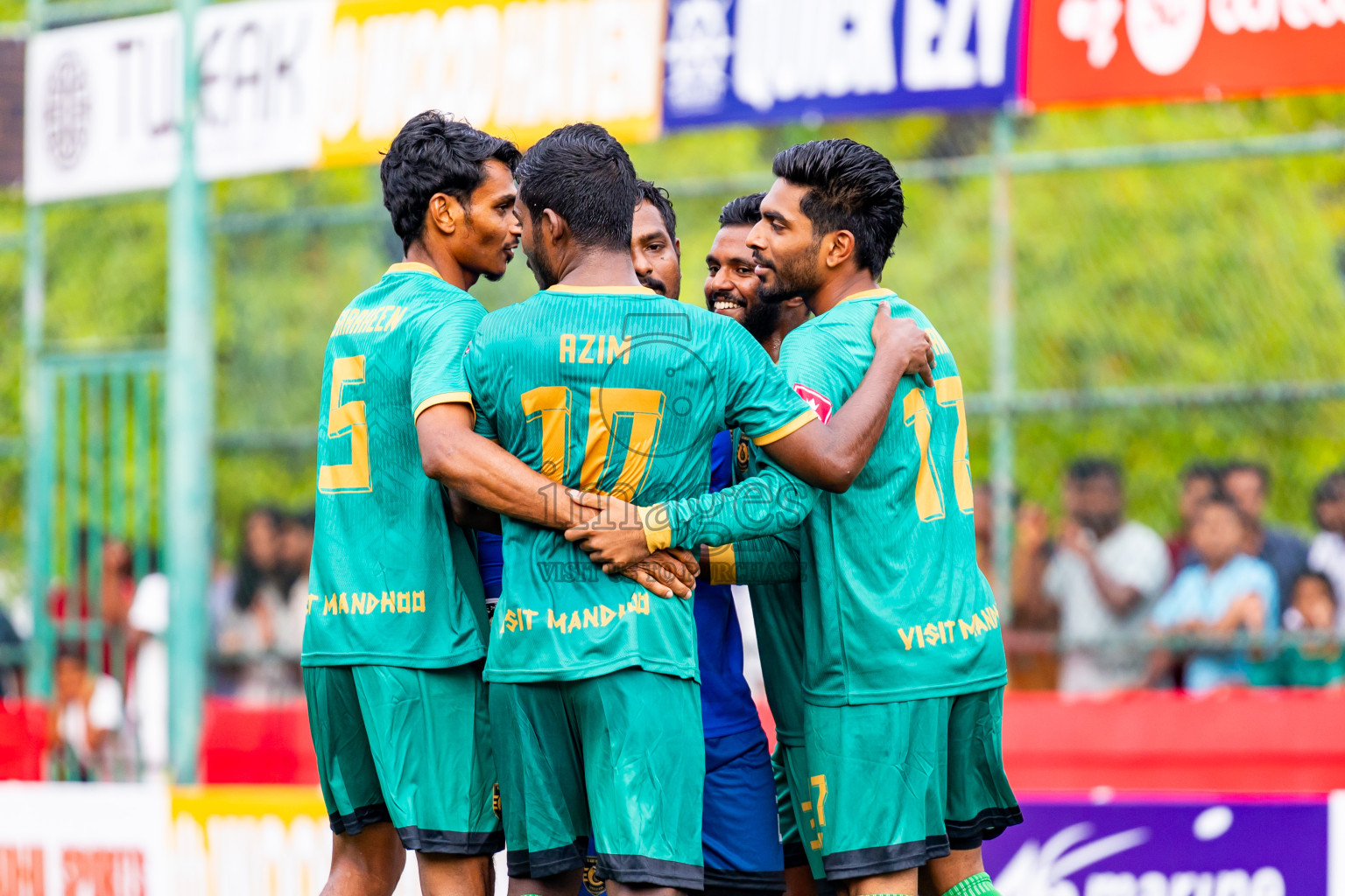 ADh Omadhoo VS ADh Mandhoo in Day 6 of Golden Futsal Challenge 2025 on Friday, 6th January 2025, in Hulhumale', Maldives Photos: Nausham Waheed / images.mv