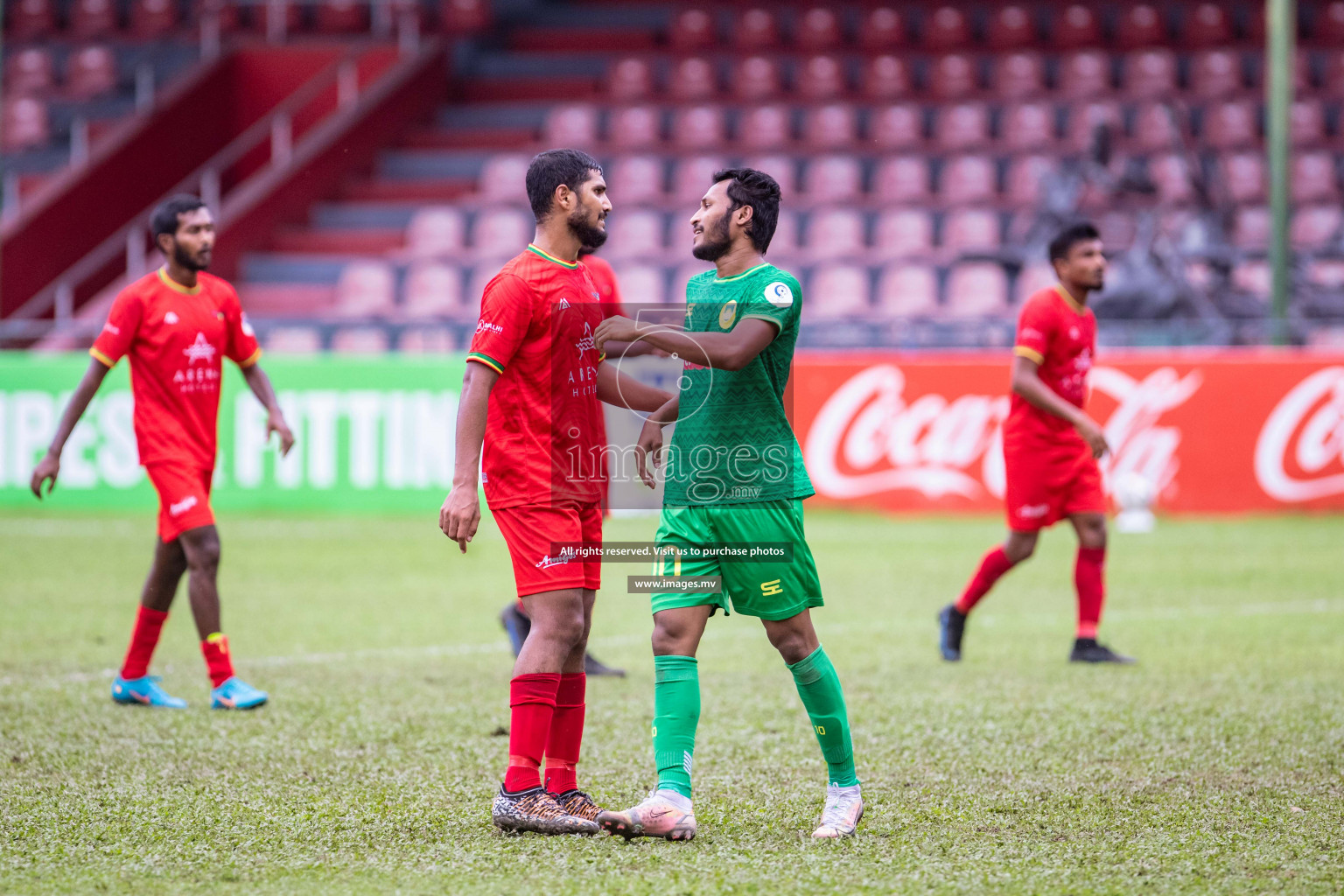 Maziya vs Da Grande in the Dhivehi Premier League 2022 on 22nd July 2022, held in National Football Stadium, Male', Maldives Photos: Nausham waheed / Images.mv