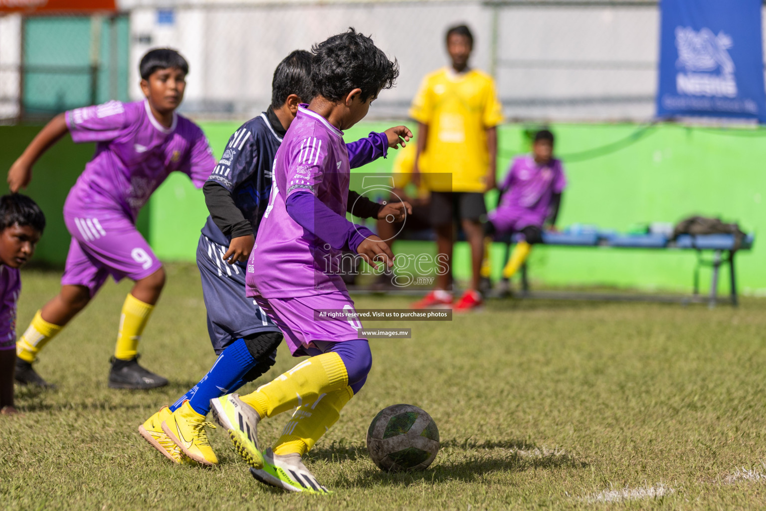 Day 3 of Nestle Kids Football Fiesta, held in Henveyru Football Stadium, Male', Maldives on Friday, 13th October 2023
Photos: Hassan Simah, Ismail Thoriq / images.mv