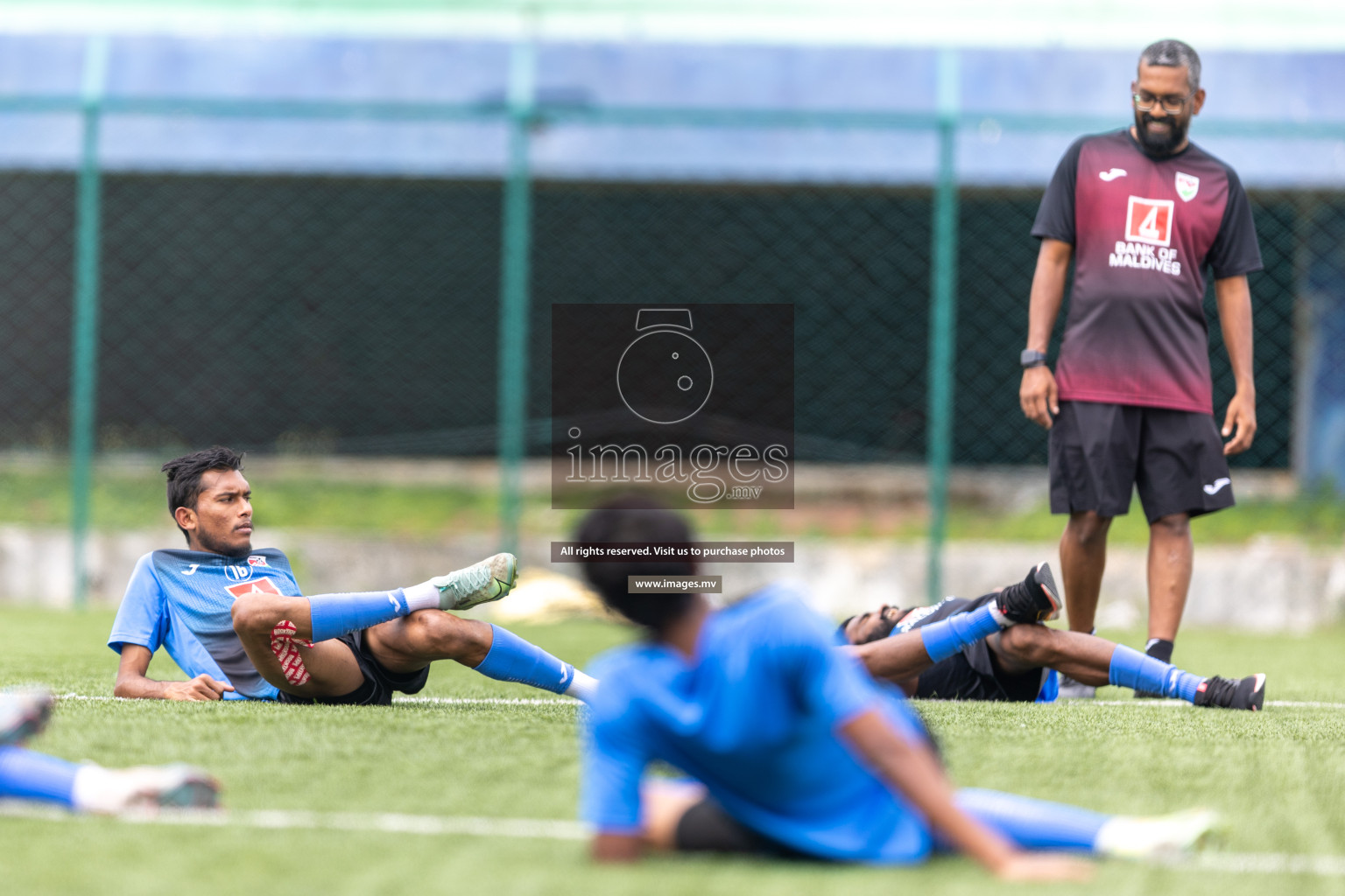 Maldives and Bangladesh Practice Sessions on 23 June 2023 before their match in Bangabandhu SAFF Championship 2023 held in Bengaluru Football Tournament