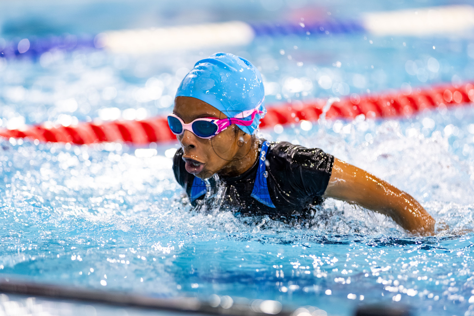 Day 3 of BML 6th National Kids Swimming Kids Festival 2025 held in Hulhumale', Maldives on Wednesday, 5th November 2024. 
Photos: Hassan Simah / images.mv