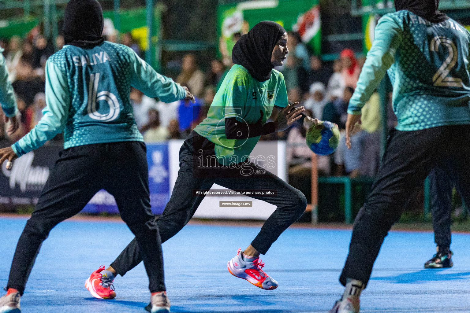 2nd Division Final of 7th Inter-Office/Company Handball Tournament 2023, held in Handball ground, Male', Maldives on Monday, 25th October 2023 Photos: Nausham Waheed/ Images.mv