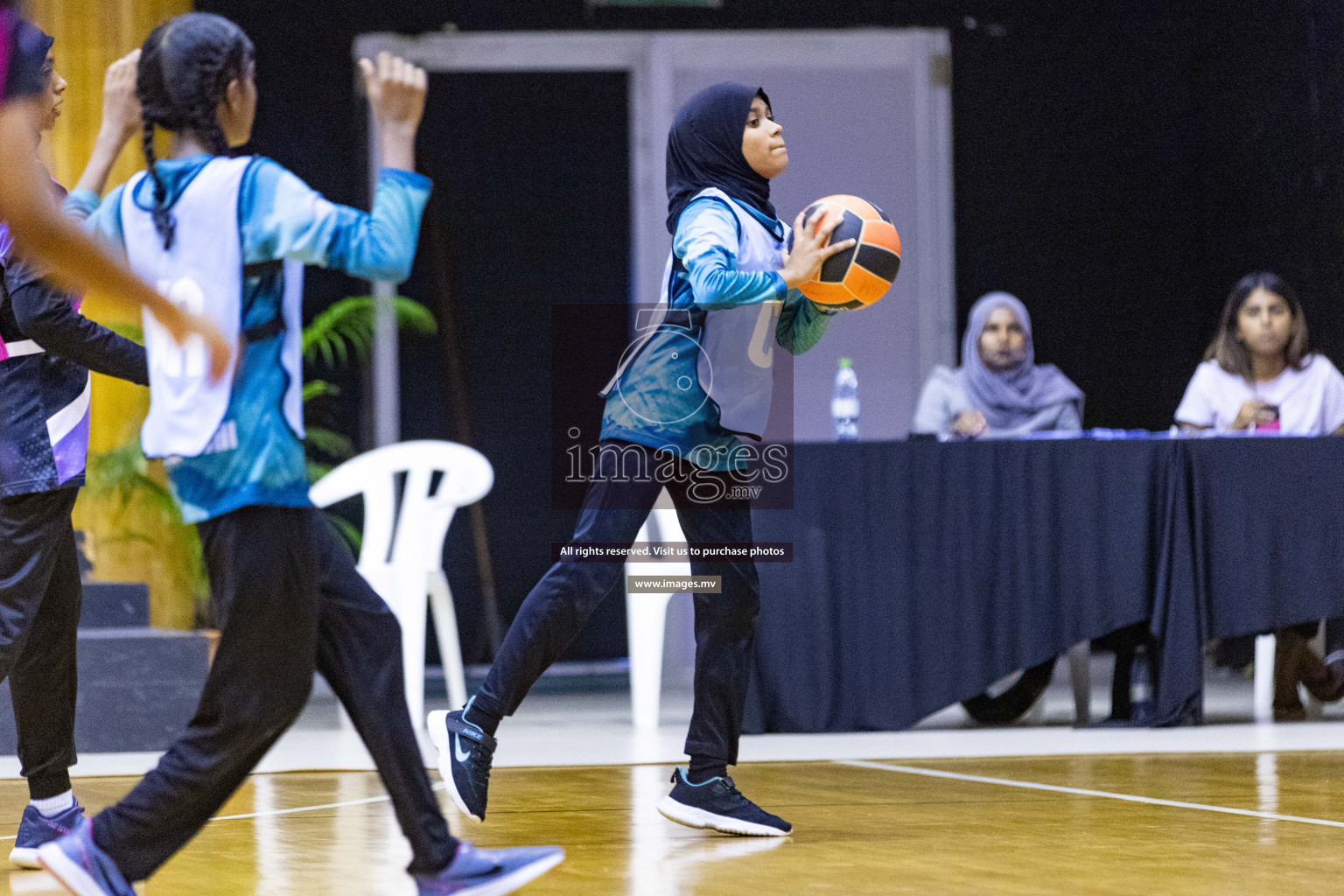 Day 11 of 24th Interschool Netball Tournament 2023 was held in Social Center, Male', Maldives on 6th November 2023. Photos: Nausham Waheed / images.mv