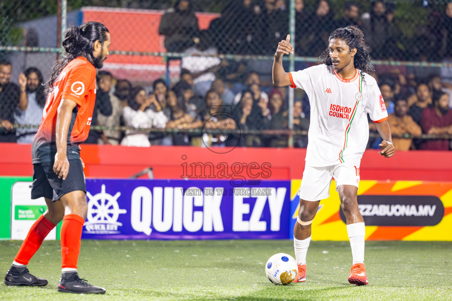 L Gan vs L Isdhoo in Laamu Atoll Finals Day 26 of Golden Futsal Challenge 2025 was held on Thursday , 30th January 2025, in Hulhumale', Maldives. Photos: Ismail Thoriq / images.mv