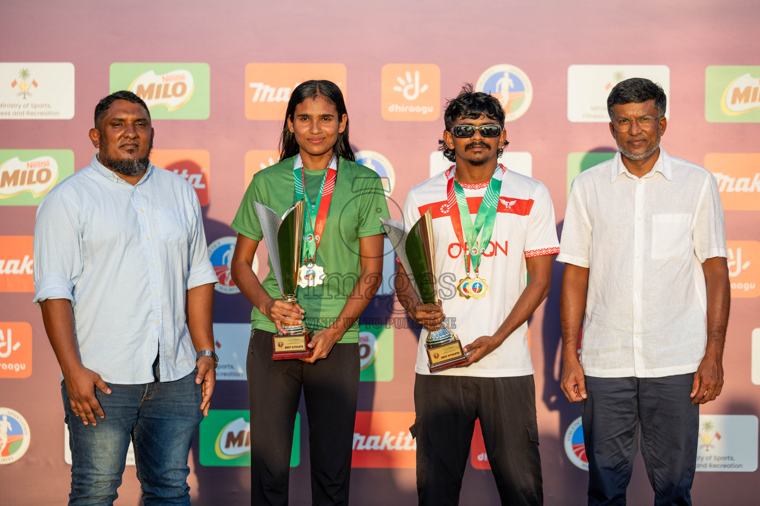 Day 3 of 33rd National Athletics Championship was held in Ekuveni Track at Male', Maldives on Saturday, 7th September 2024. Photos: Suaadh Abdul Sattar / images.mv