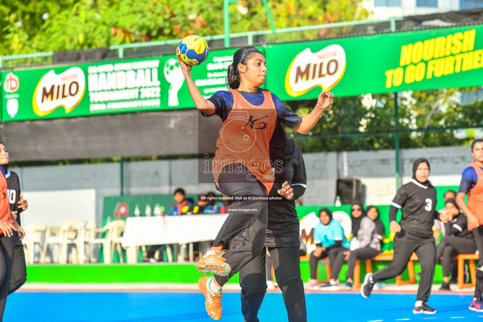 Day 4 of Milo 6th Inter Office Handball Tournament 2022 - Photos by  Nausham Waheed