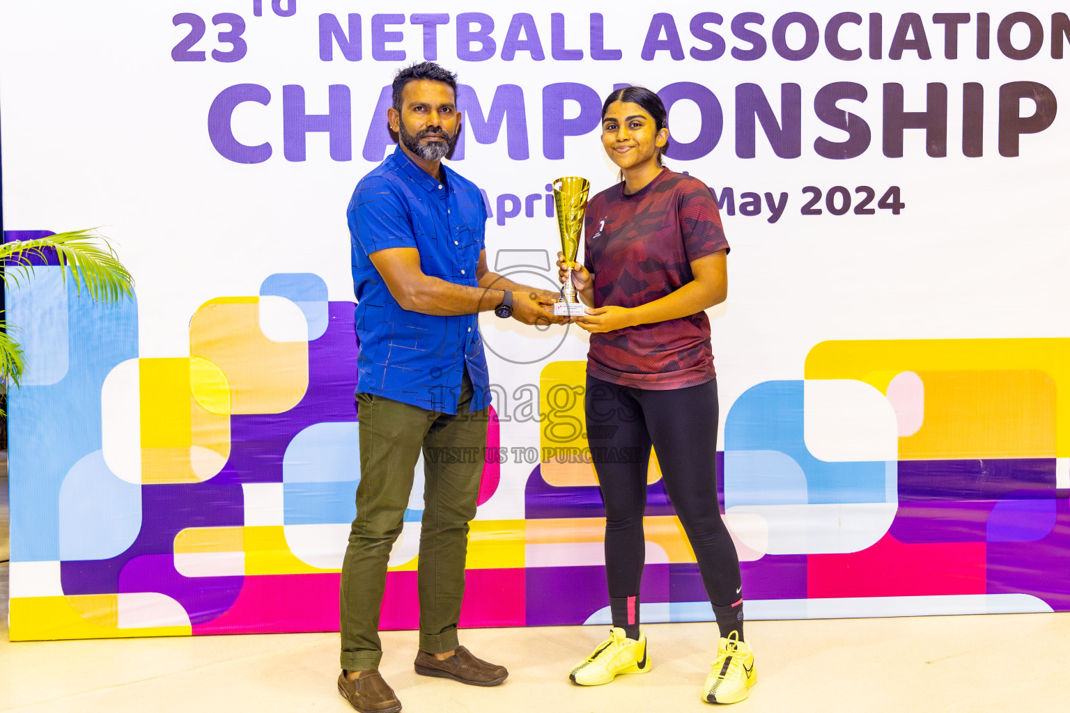 Final of 23rd Netball Association Championship was held in Social Canter at Male', Maldives on Sunday, 5th May 2024. Photos: Nausham Waheed / images.mv