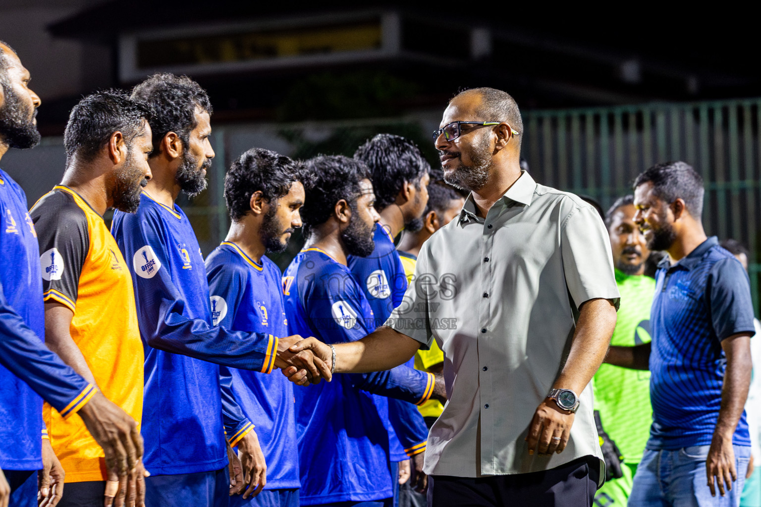 Dharumavantha vs Customs RC in Day 13 of Office League 2025 was held on Monday, 28th April 2025 in Hulhumale', Maldives. Photos: Nausham Waheed / images.mv