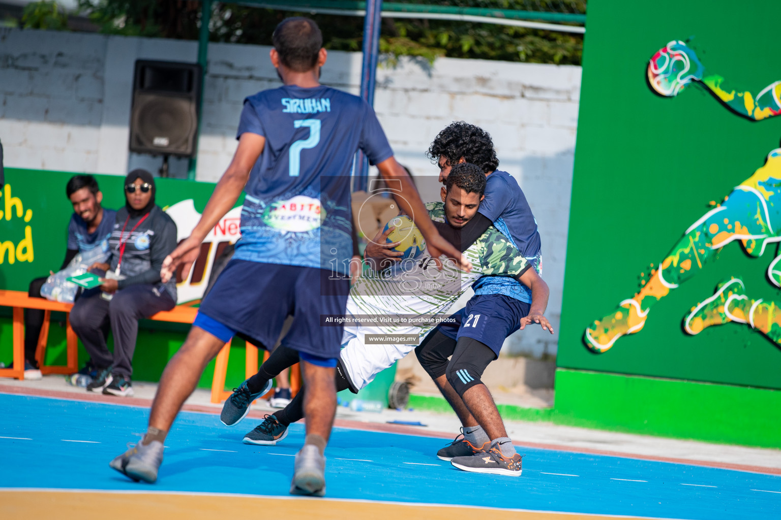 Milo 8th National Handball Tournament Day 4, 18th December 2021, at Handball Ground, Male', Maldives. Photos by Hassan Simah