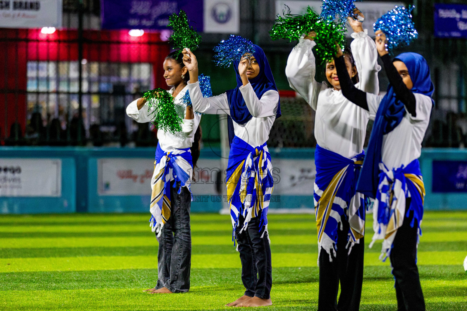 Comienzo fc vs The dee ess kay in Day 1 of Laamehi Dhiggaru Ekuveri Futsal Challenge 2025 was held on Thursday, 24th July 2025, at Dhiggaru Futsal Ground, Dhiggaru, Maldives Photos: Nausham Waheed / images.mv