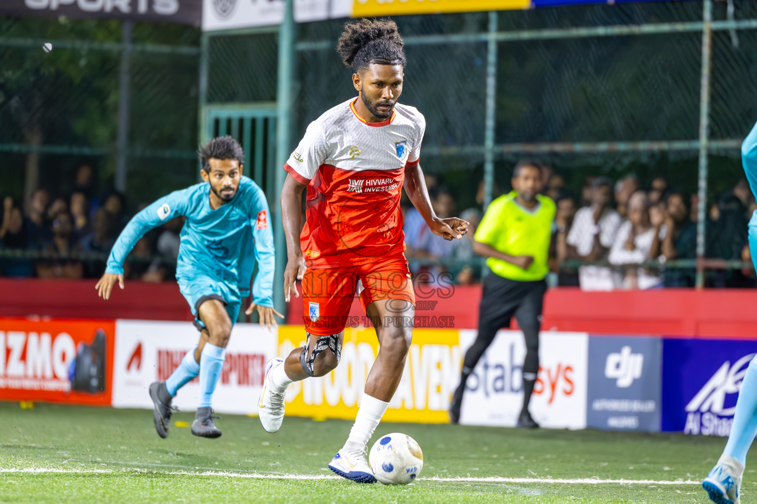 AA Mathiveri vs AA Thoddoo in Zone Round on Day 27 of Golden Futsal Challenge 2025 was held on Friday , 31st January 2025, in Hulhumale', Maldives. Photos: Ismail Thoriq / images.mv
