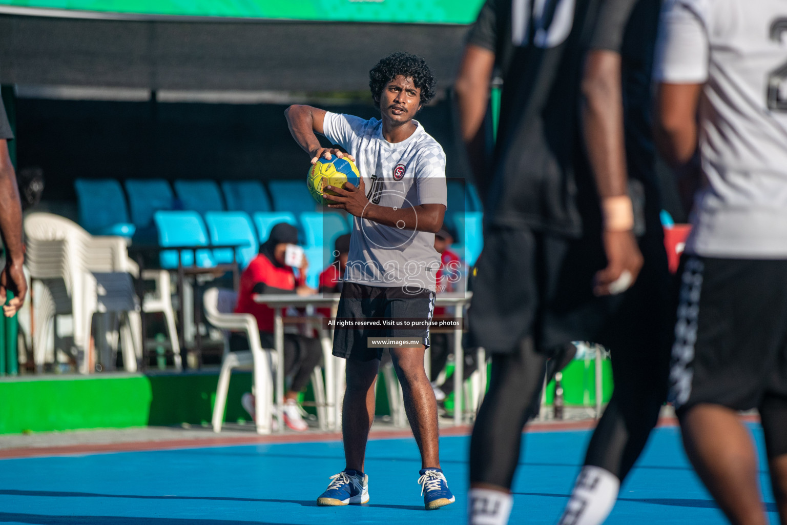 Day 9 of 6th MILO Handball Maldives Championship 2023, held in Handball ground, Male', Maldives on 28th May 2023 Photos: Nausham Waheed/ Images.mv