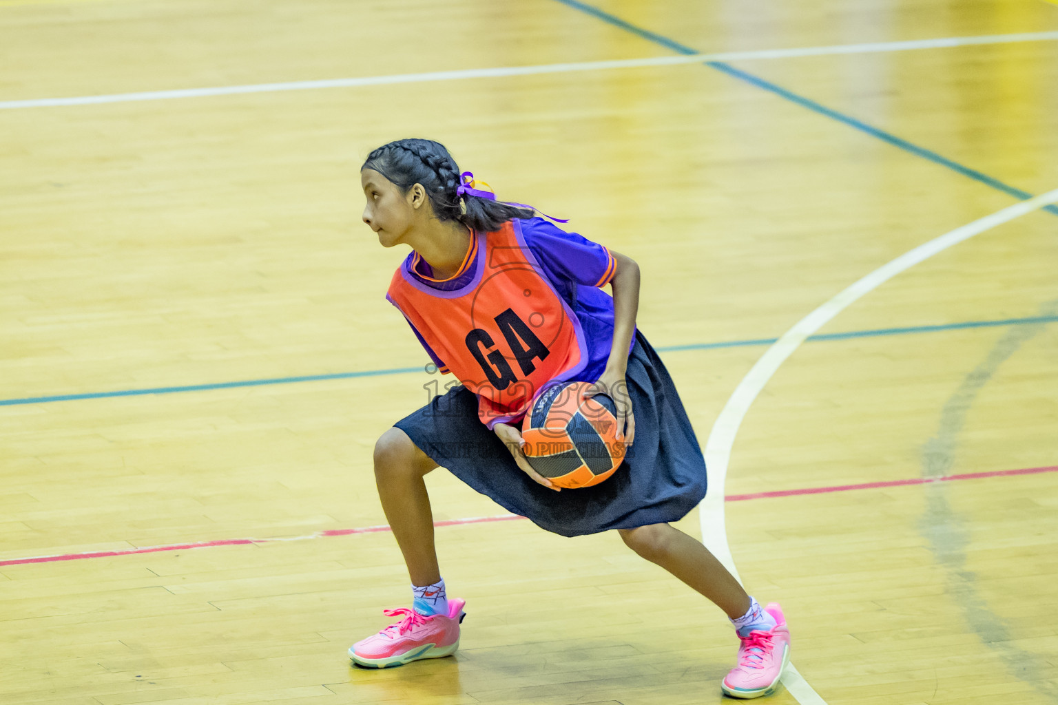 Day 12 of 25th Inter-School Netball Tournament was held in Social Center at Male', Maldives on Thursday, 22nd August 2024.