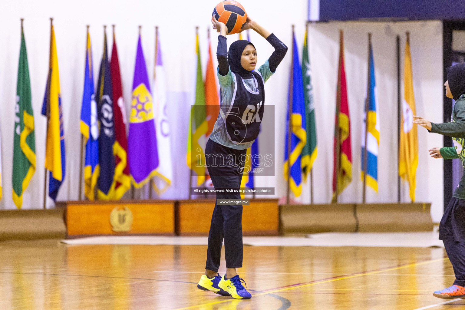 Day5 of 24th Interschool Netball Tournament 2023 was held in Social Center, Male', Maldives on 31st October 2023. Photos: Nausham Waheed / images.mv