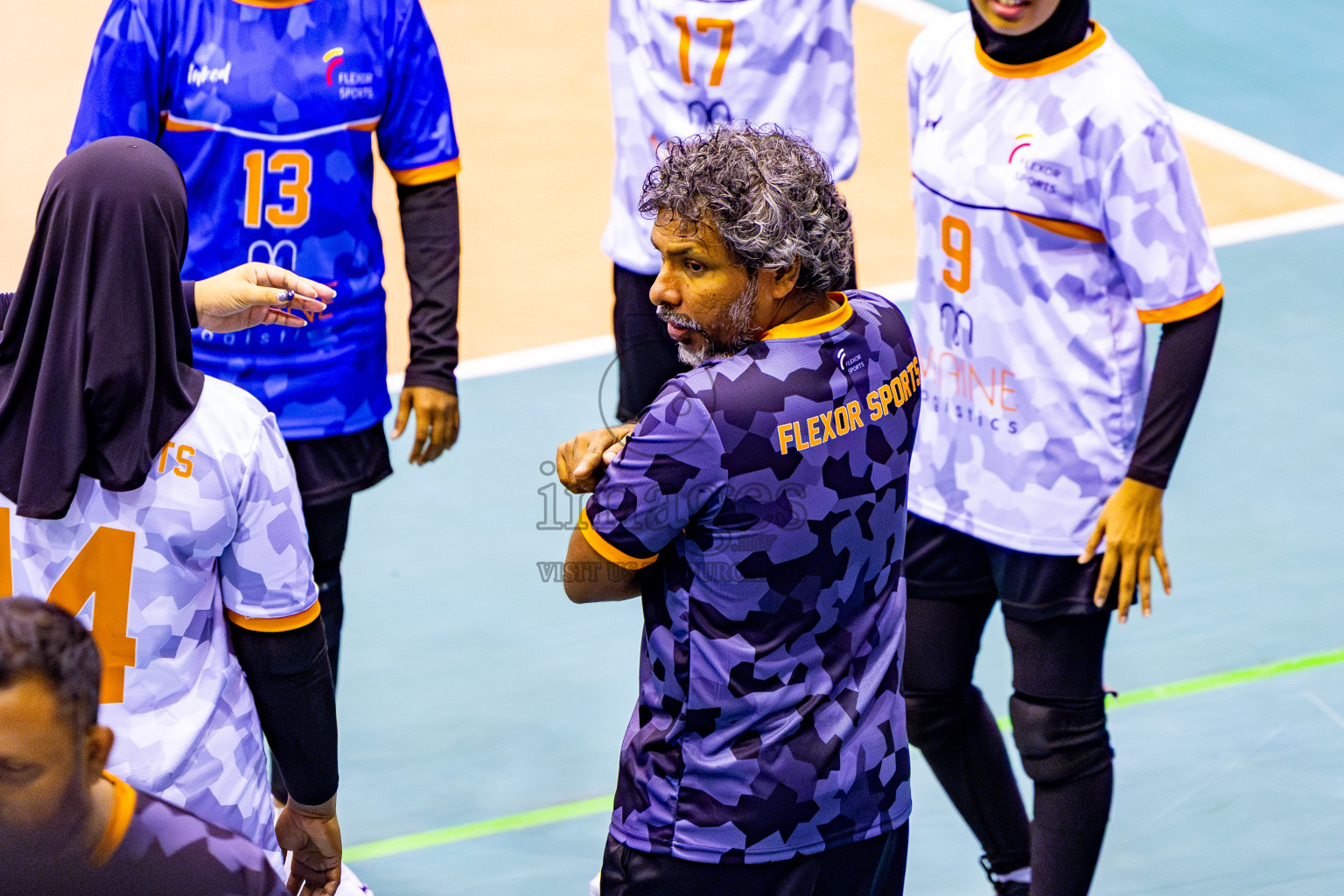 Wamco vs Flexor Sports Club Day 3 of Women's Division of Milo VAM Cup 2025 held in Male', Maldives on Friday, 11th April 2025 at Social Center Indoor Hall Photos By: Nausham Waheed / images.mv