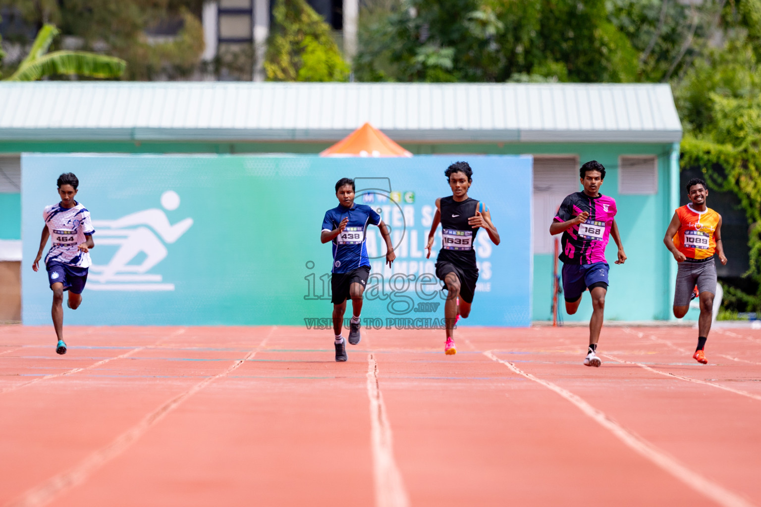 Day 3 of MWSC Interschool Athletics Championships 2024 held in Hulhumale Running Track, Hulhumale, Maldives on Monday, 11th November 2024. 
Photos by: Hassan Simah / Images.mv