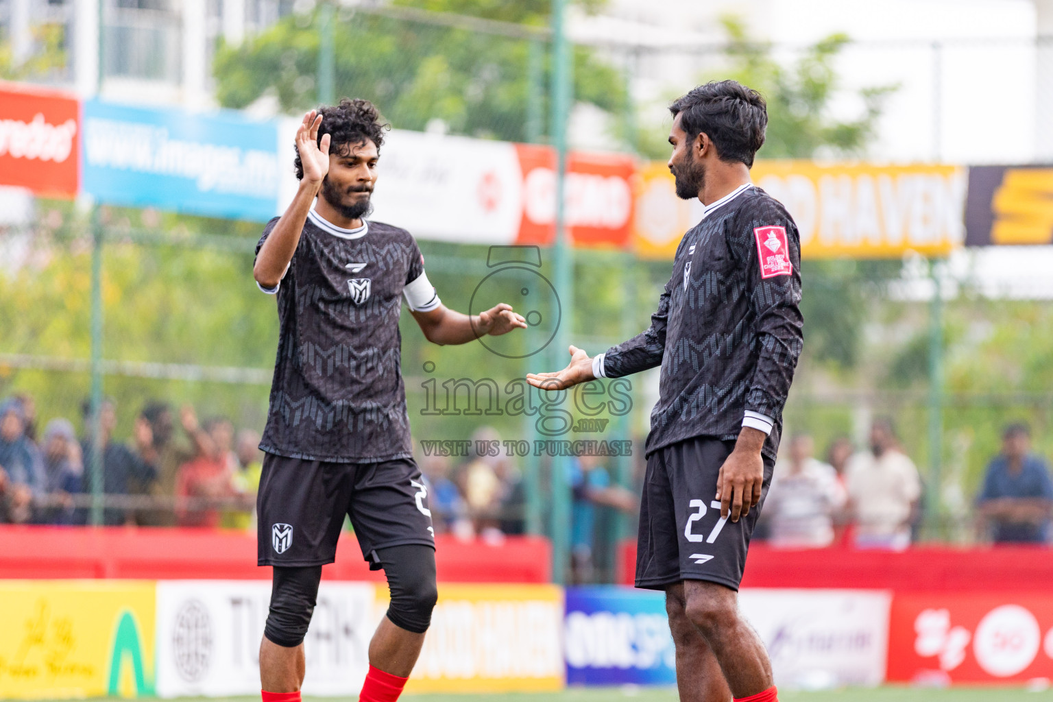 Dh Bandidhoo vs Dh. Maaenboodhoo in Day 13 of Golden Futsal Challenge 2025 was held on Friday, 17th January 2025, in Hulhumale', Maldives Photos: Hassan Simah / images.mv