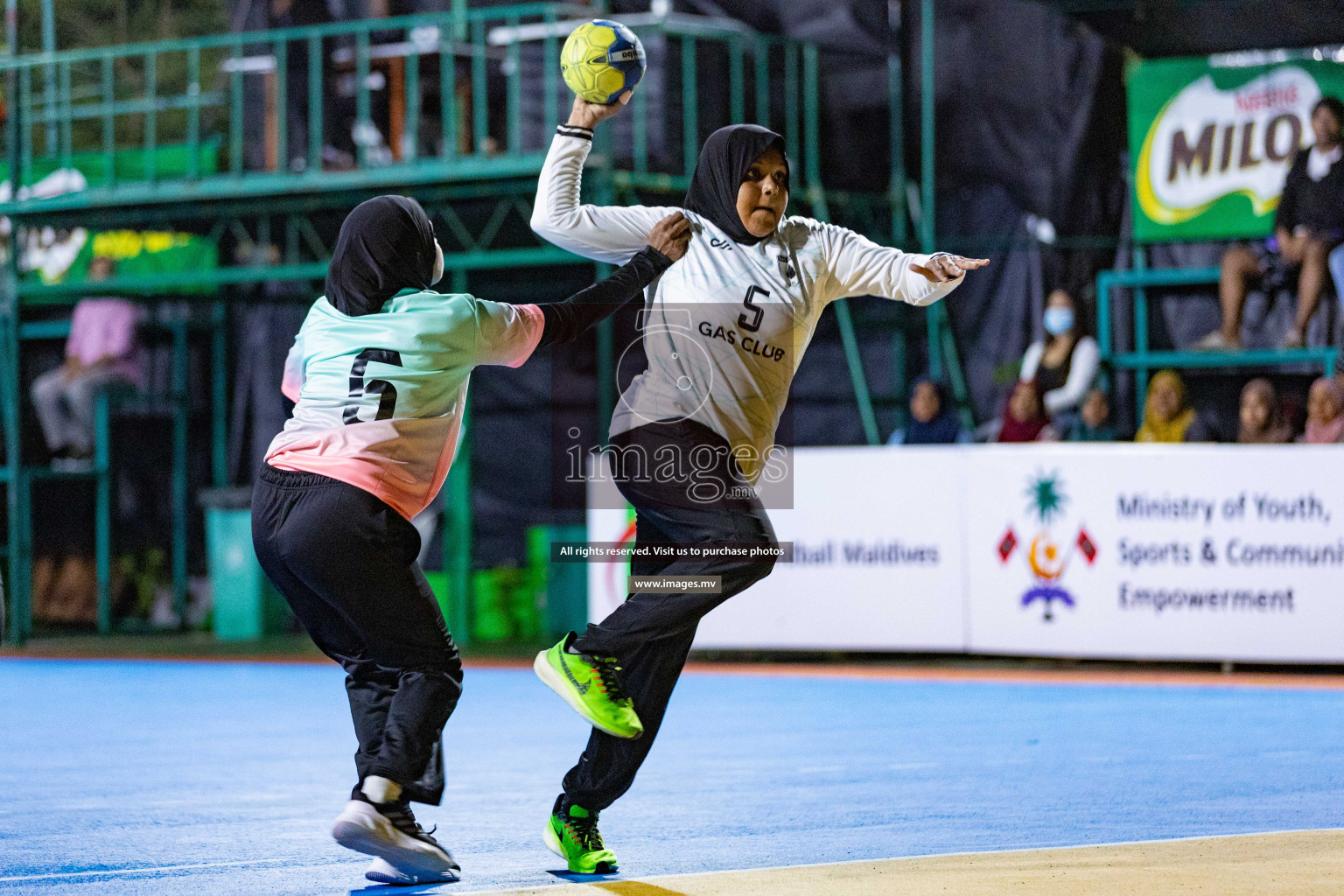 Day 4 of 7th Inter-Office/Company Handball Tournament 2023, held in Handball ground, Male', Maldives on Monday, 18th September 2023 Photos: Nausham Waheed/ Images.mv