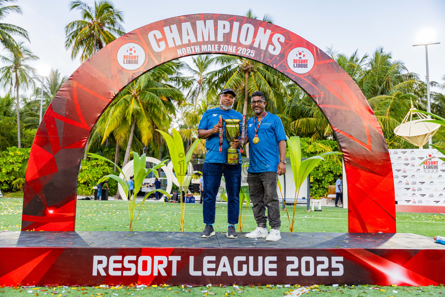 Jumeirah vs Varu in Final of Resort League 2025 (North Male Zone) was held on Saturday, 27th September 2025 in One And Only Reethi Rah Maldives Resort, Photos: Areef Adam / images.mv