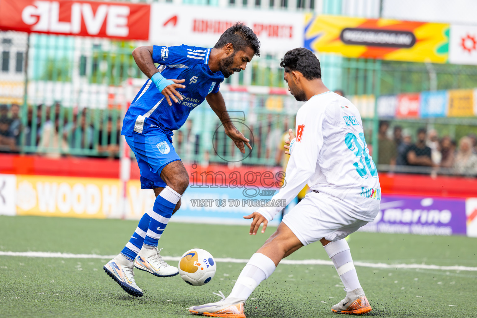 AA. Mathiveri VS AA. Thoddoo in Atoll Round Final on Day 20 of Golden Futsal Challenge 2025 was held on Friday, 24th January 2025, in Hulhumale', Maldives. Photos: Ismail Thoriq / images.mv